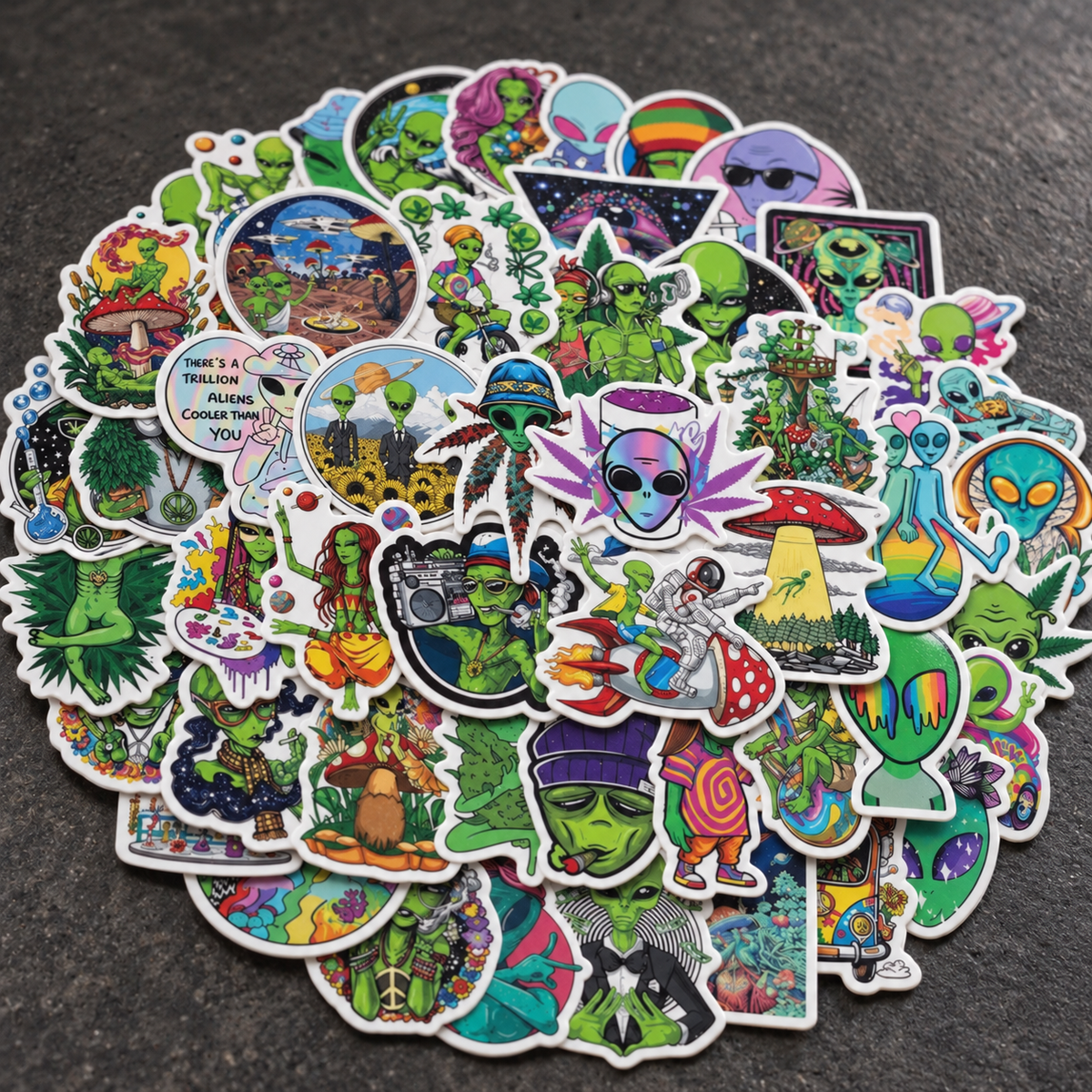 Trippin Aliens! - 50pcs