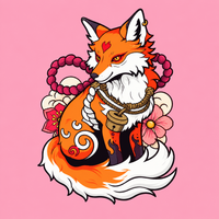 [Transparent Border] Japanese x Tattoo Art - 50pcs