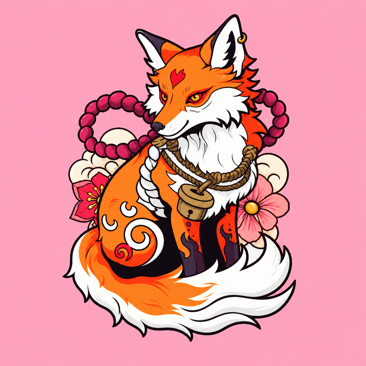 [Transparent Border] Japanese x Tattoo Art - 50pcs