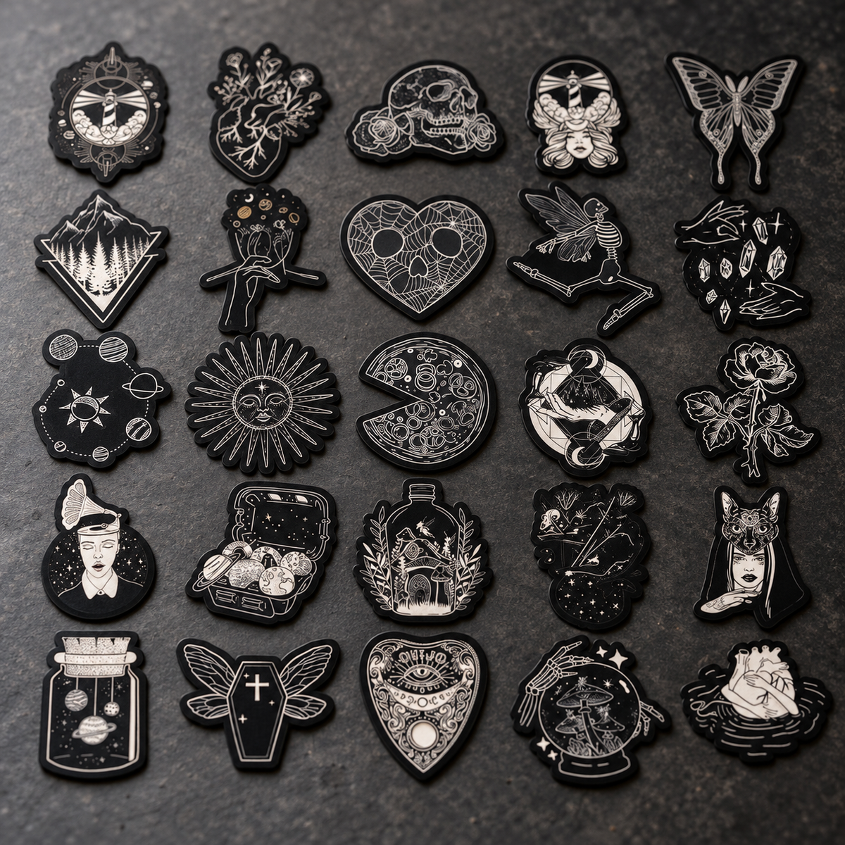Dark Black Collection - 50pcs
