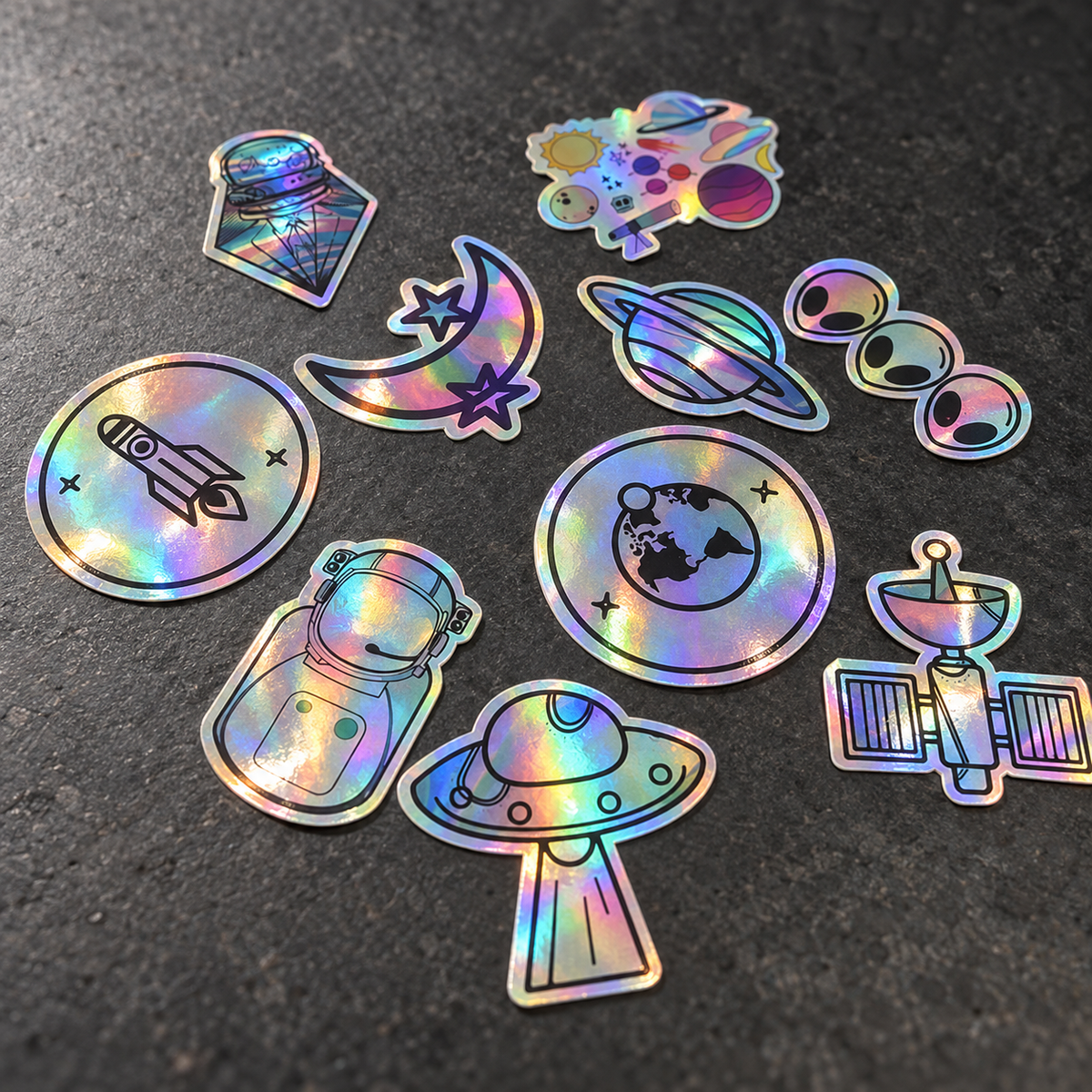 [Holographic] Cosmic Refractions - 50pcs