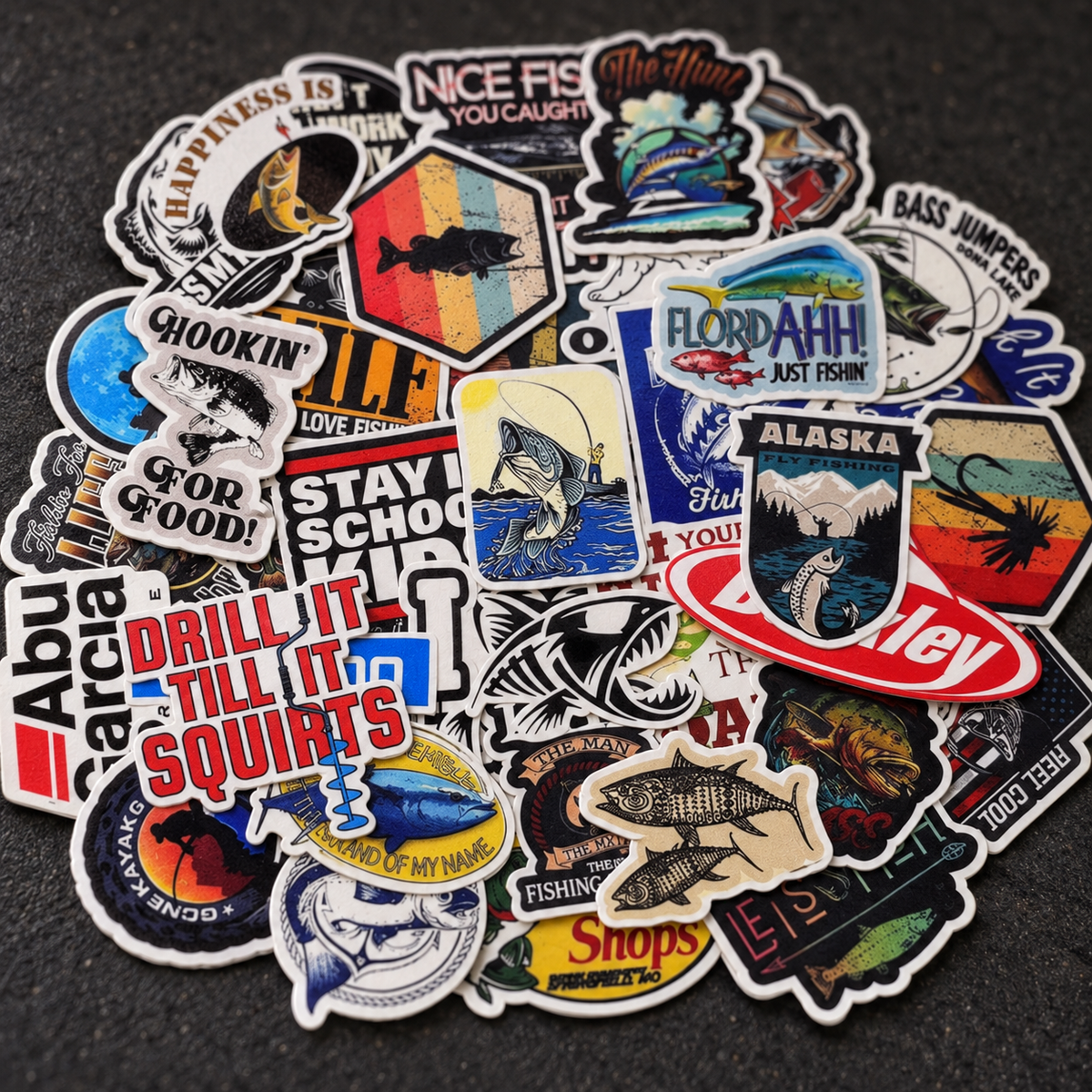 I Love Fishing! - 50pcs