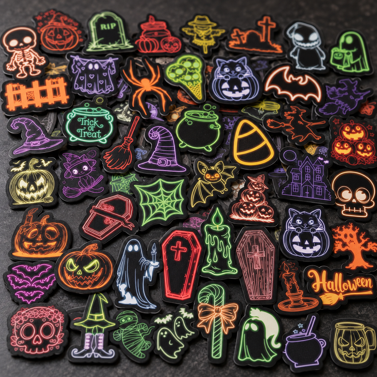 Neon Nightmares - 50pcs