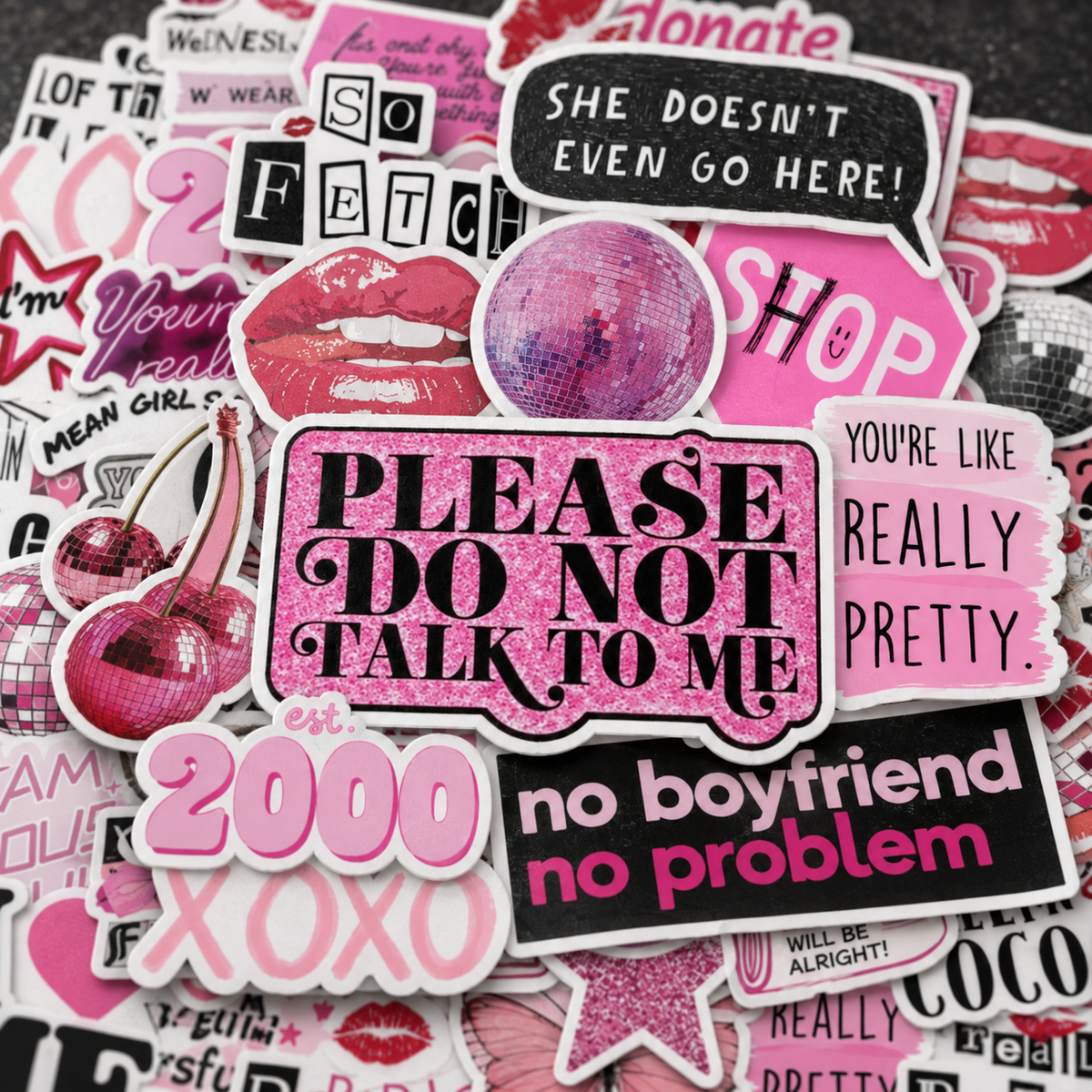 Pink Punk Throwback - 50pcs