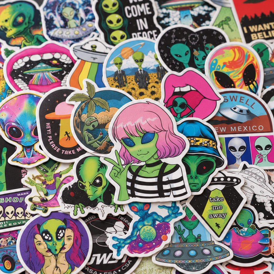 Greetings, Earthlings! - 50pcs