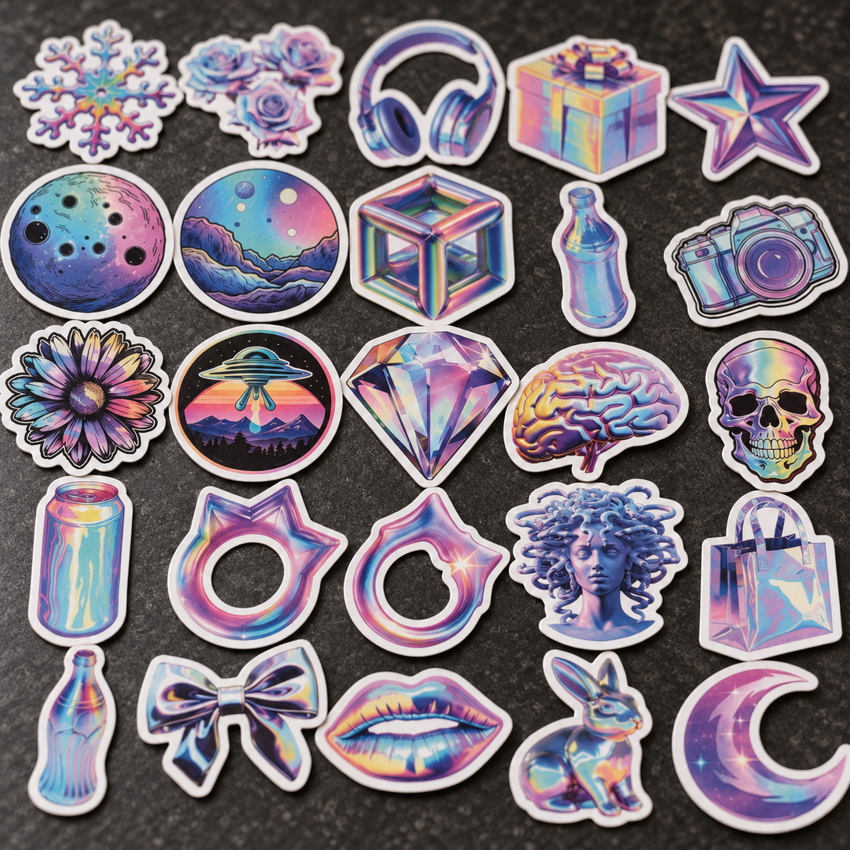 Psychedelic 3D - 50pcs