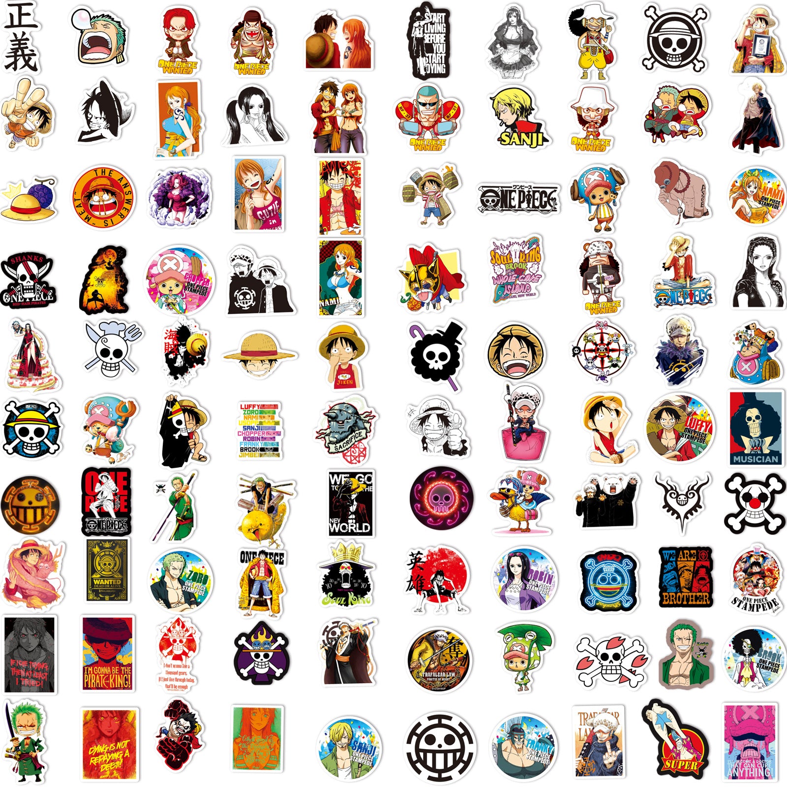 One Piece Graffiti - 100pcs