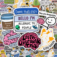 Sarcastic x Moody AF - 50pcs