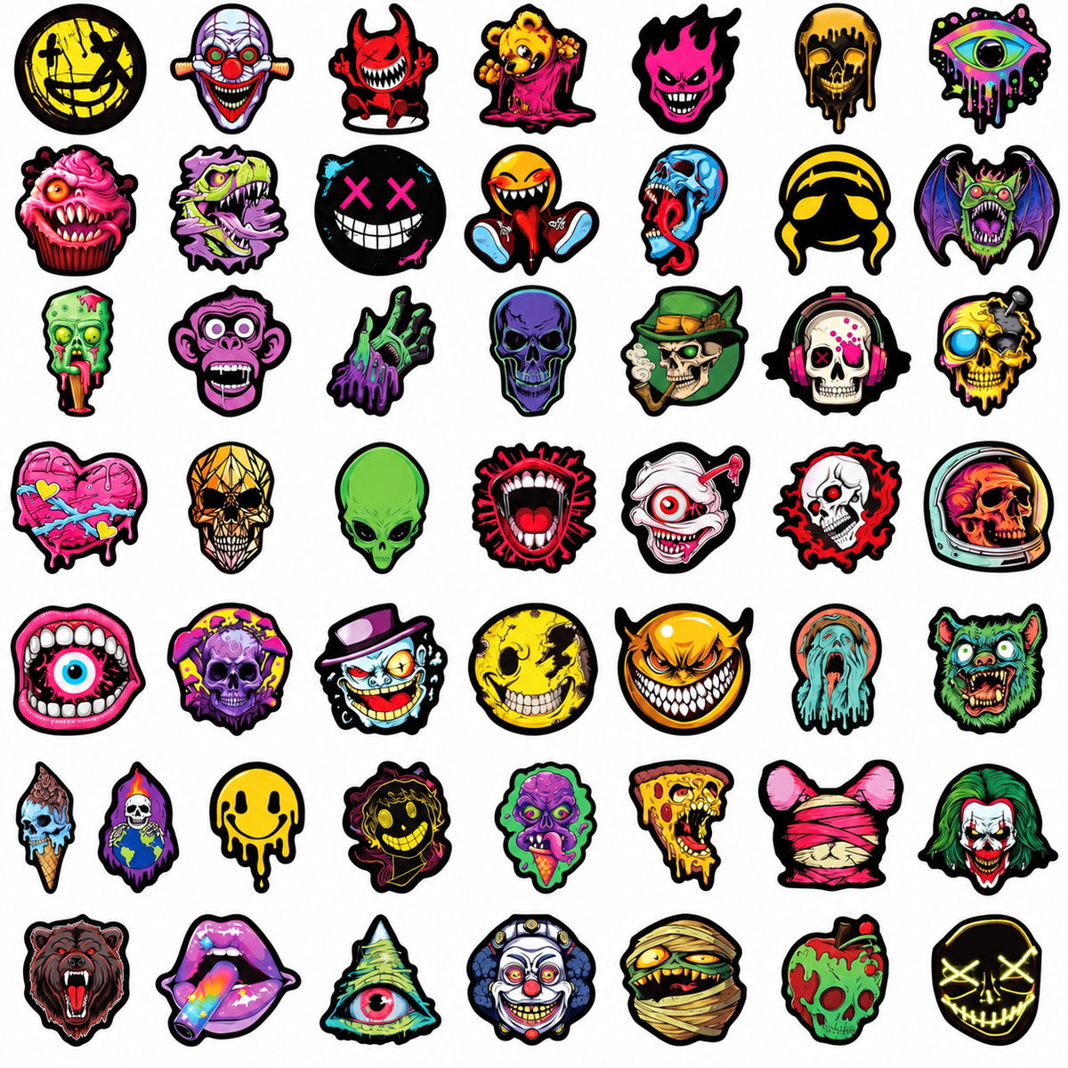 Smile & Scream! - 50pcs