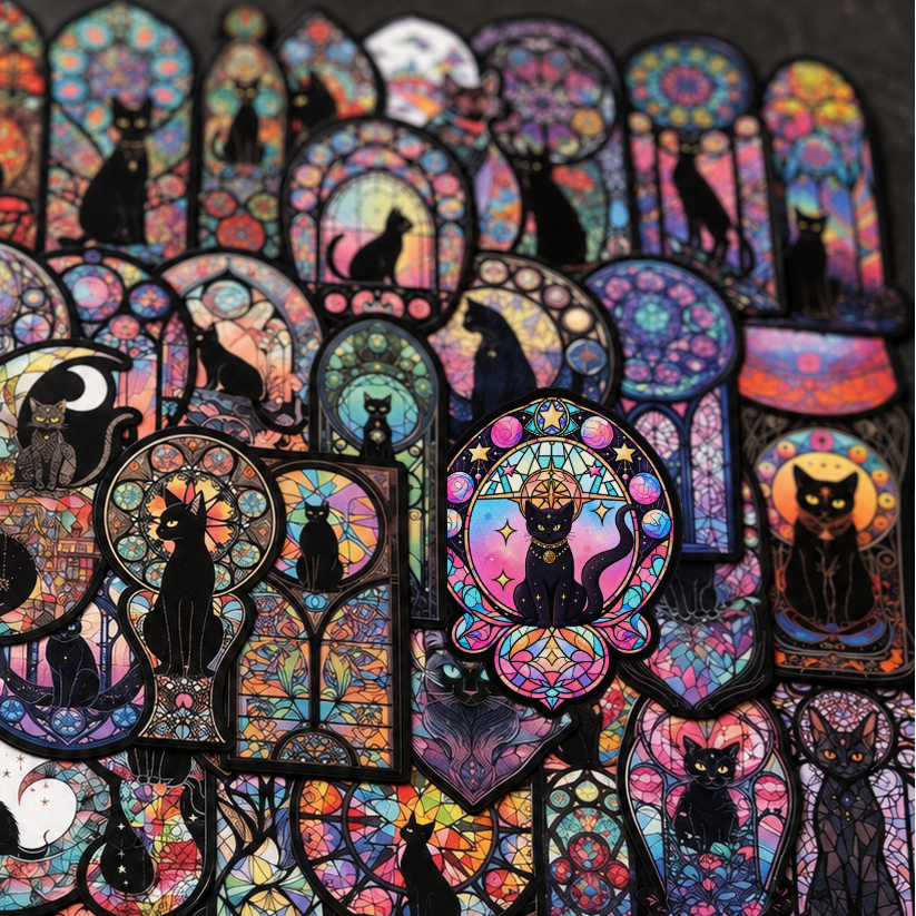 Black Moon Cat - 50pcs