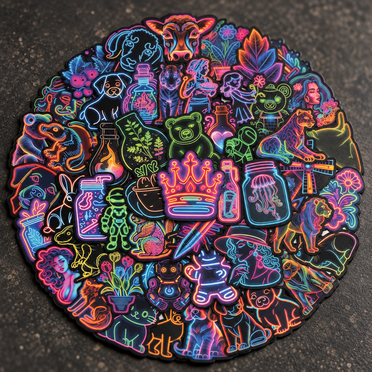 Graffiti x Neon - 50pcs