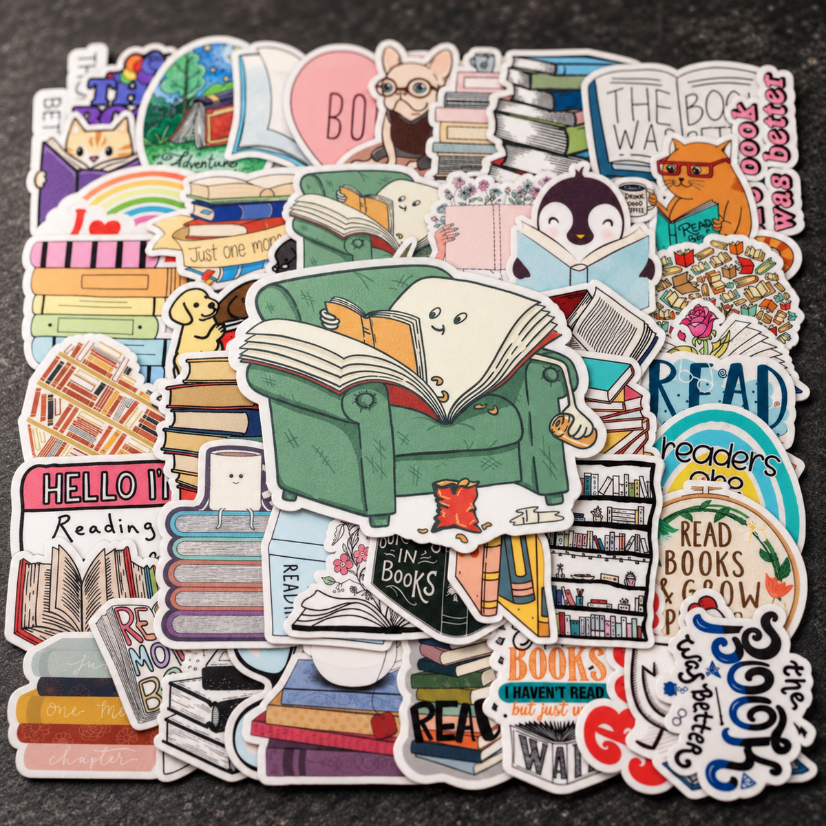 Go Away, I'm Reading! - 50pcs