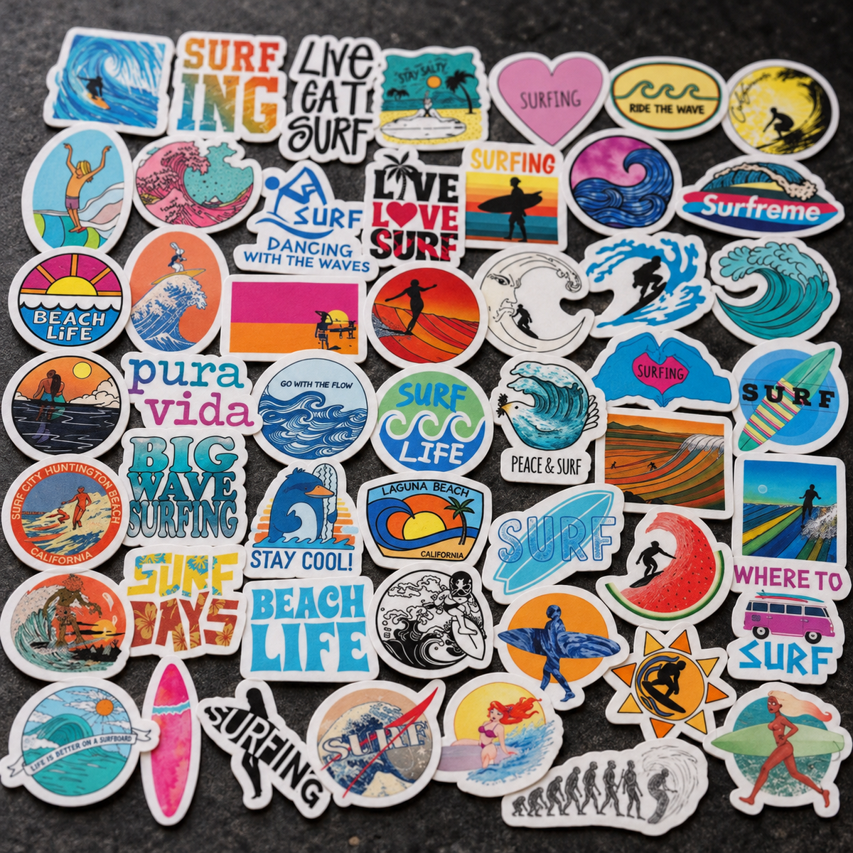 Surfing - 50pcs