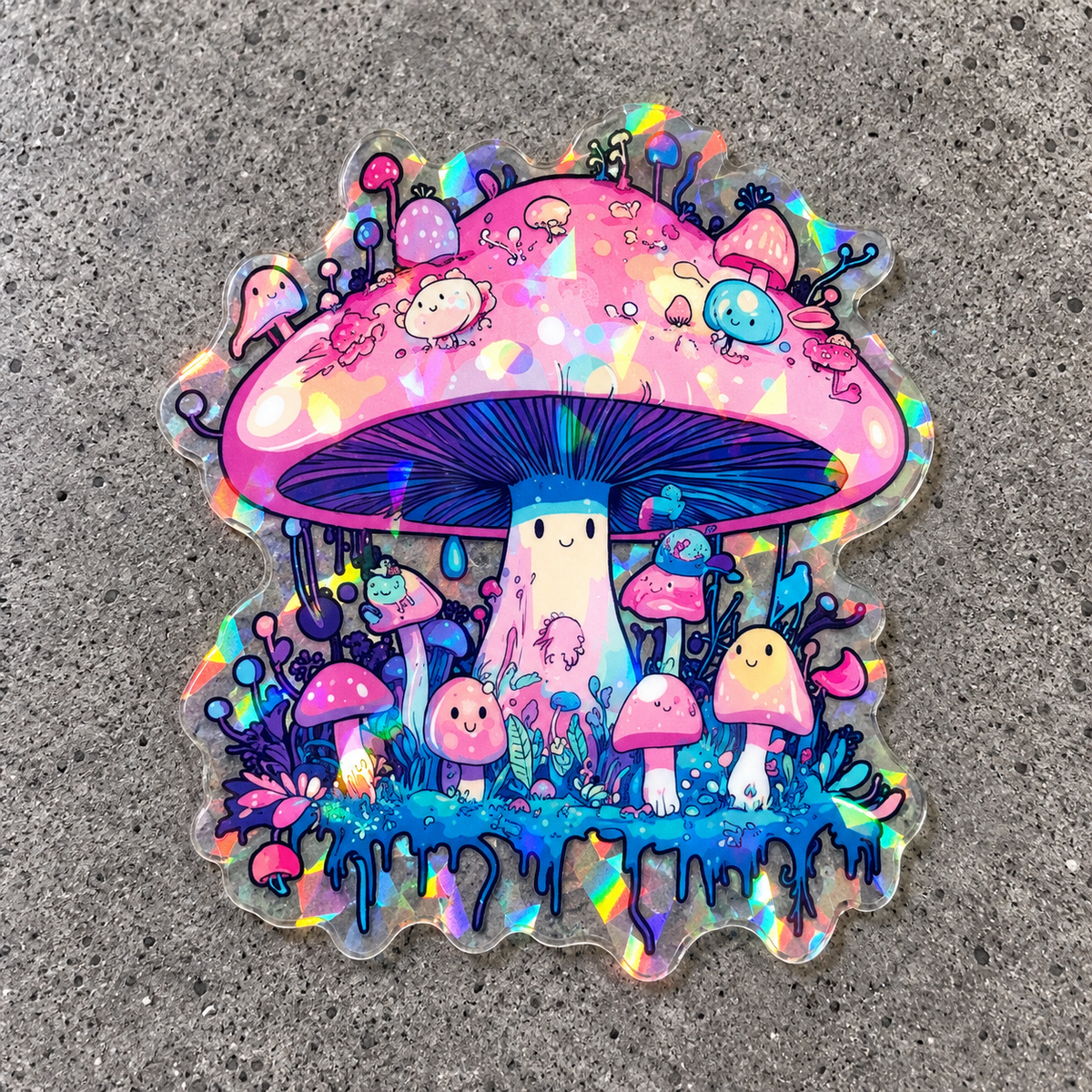 [Transparent] Psychedelic x Toadstools - 50pcs