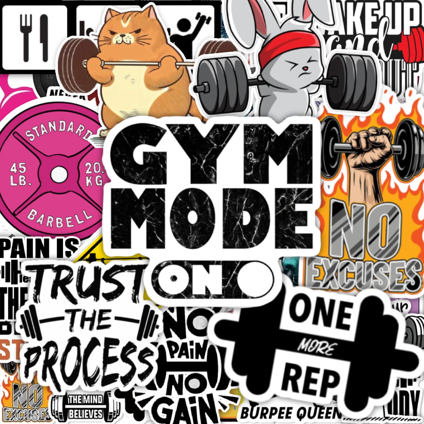 Gym Mode: On! - 50pcs