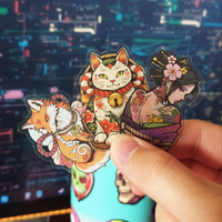 [Transparent Border] Japanese x Tattoo Art - 50pcs