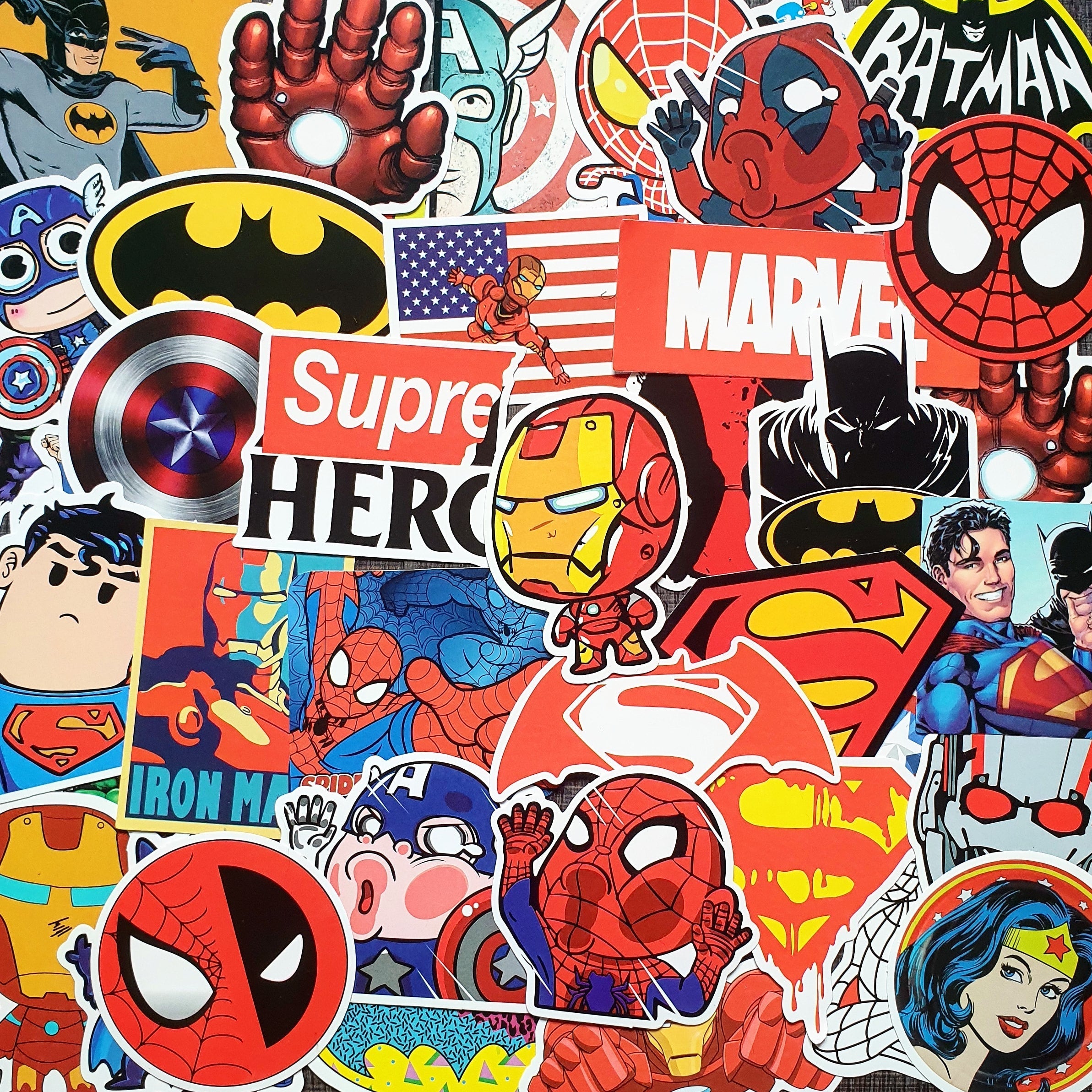 Superheroes - 50pcs