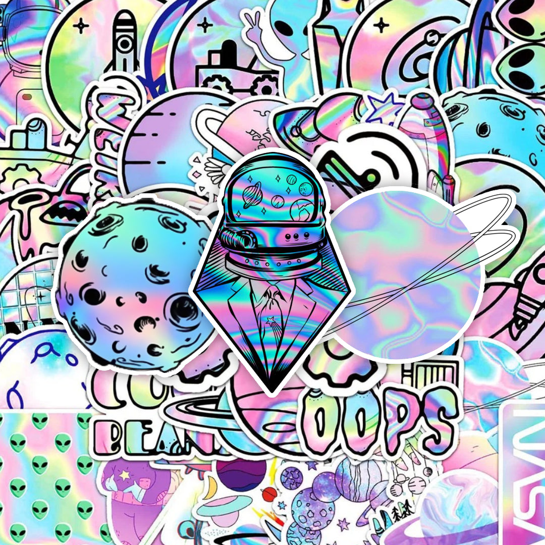 [Holographic] Cosmic Refractions - 50pcs