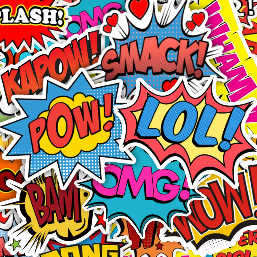 Bang, Kapow! - 50pcs