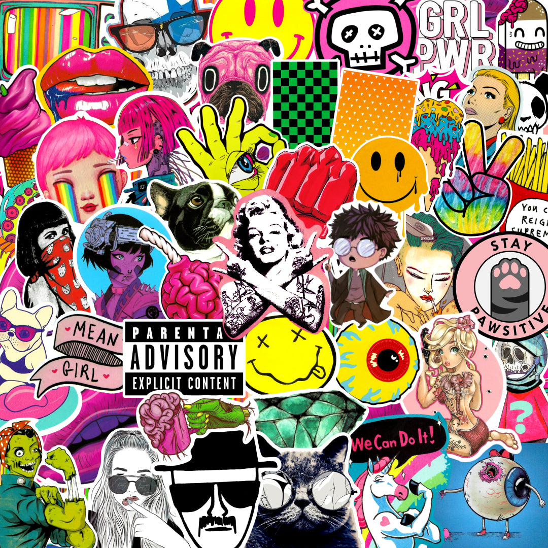 [Most Popular] Ultimate StickerBomb - 100pcs / 150pcs