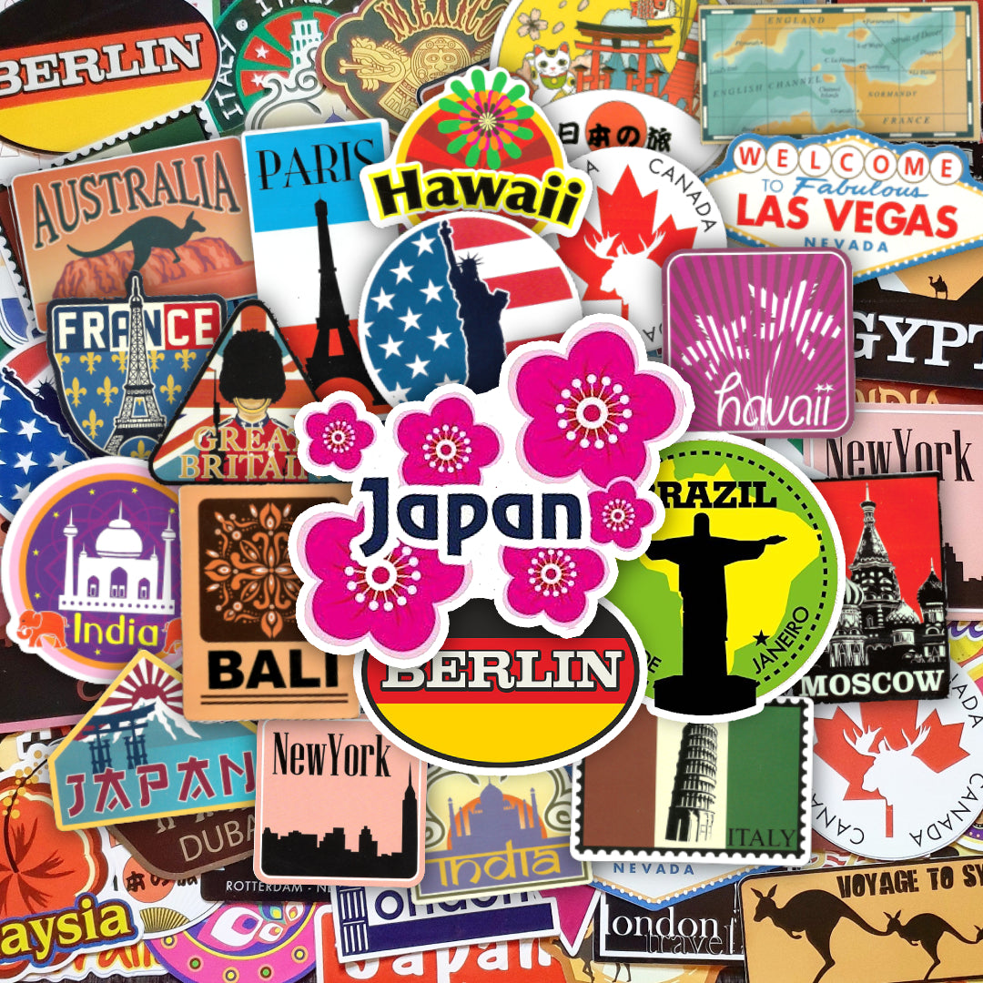 Traveler Sticker Pack - 50pcs