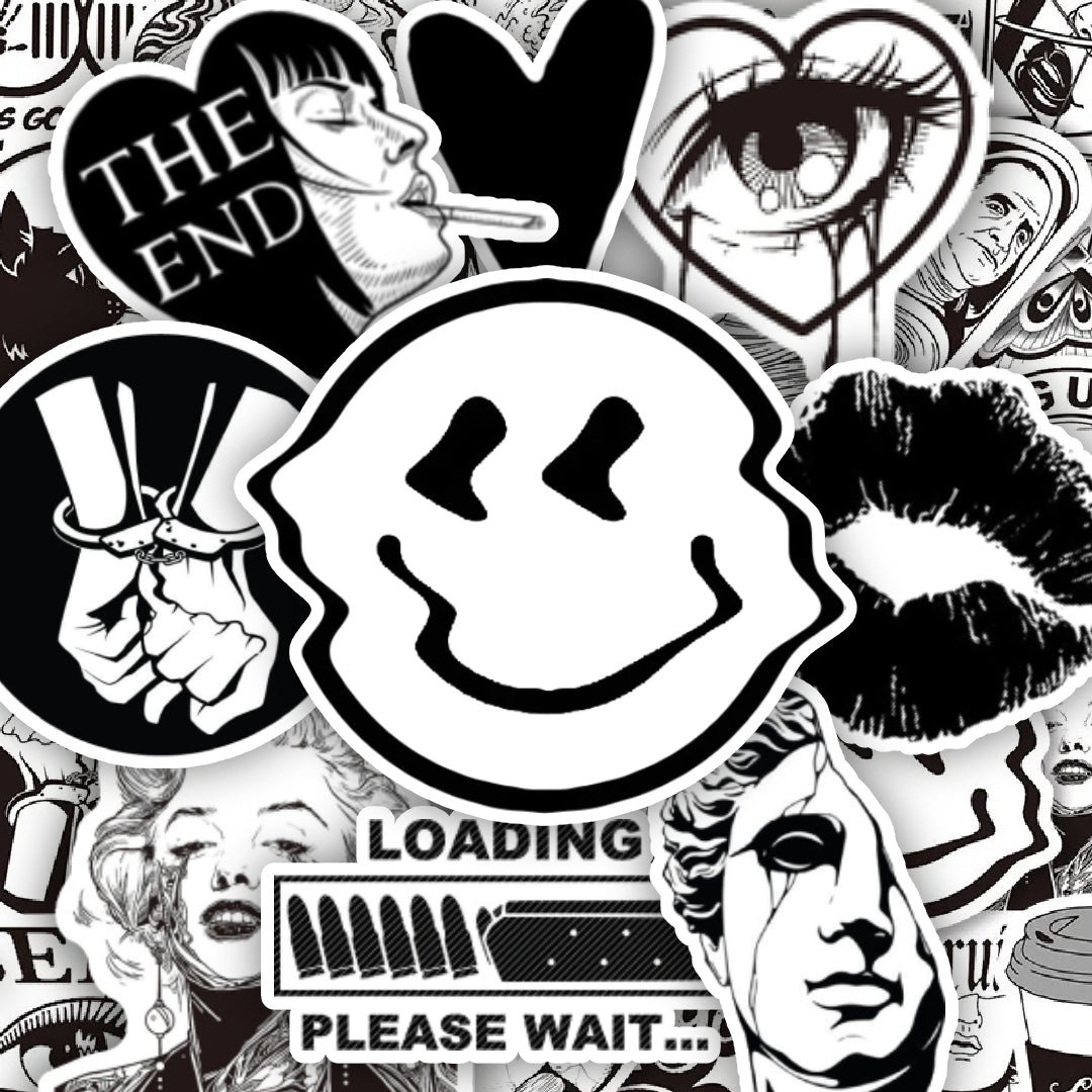 Black & White - 50pcs