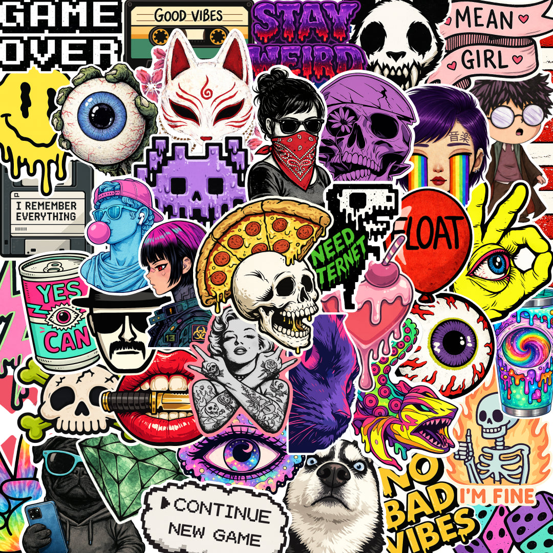The Ultimate Stickerbomb™ - 100pcs