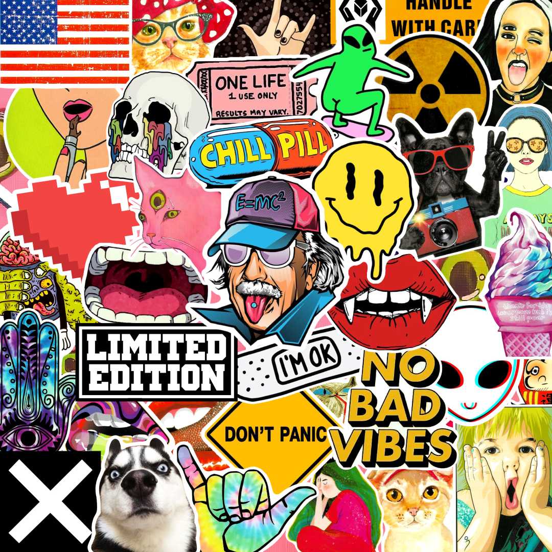 [Most Popular] Ultimate StickerBomb - 100pcs / 150pcs