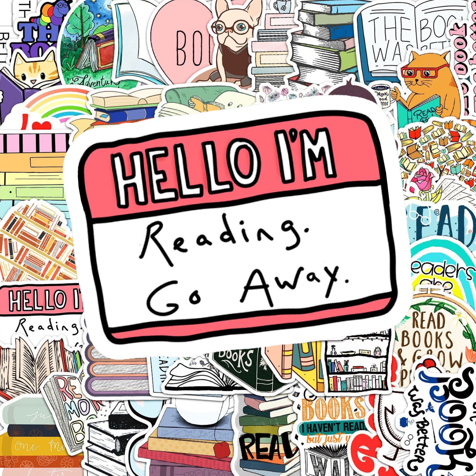 Go Away, I'm Reading! - 50pcs