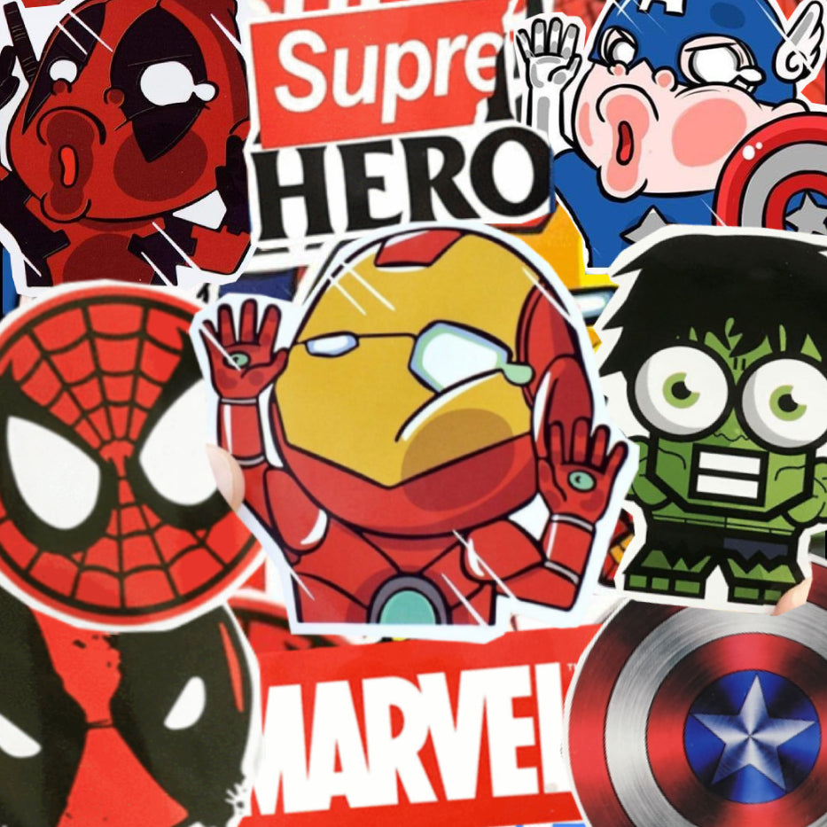 Superheroes - 50pcs