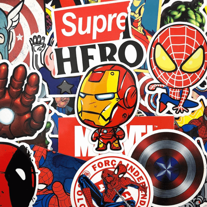 Superheroes - 50pcs