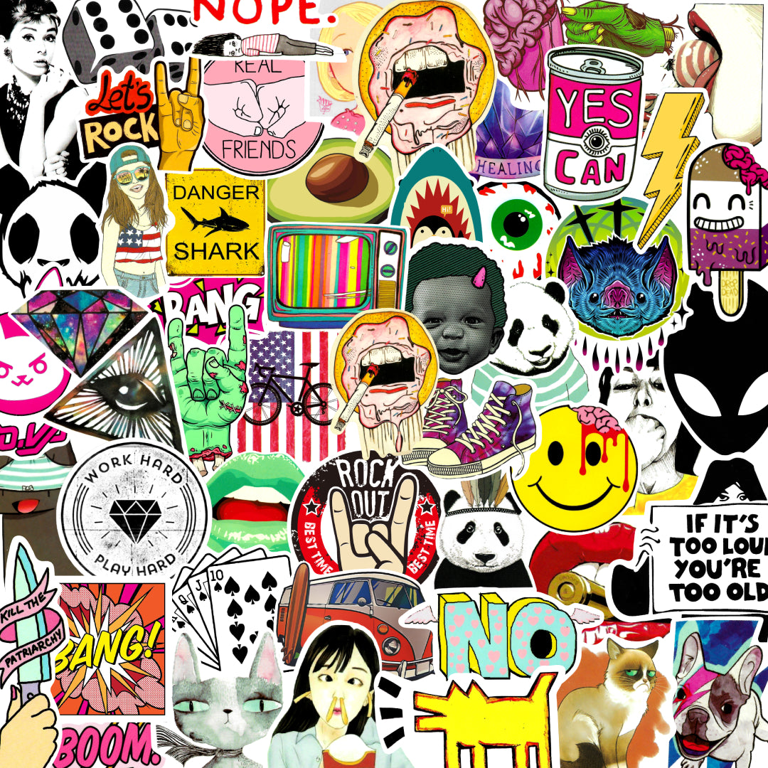 [Most Popular] Ultimate StickerBomb - 100pcs / 150pcs