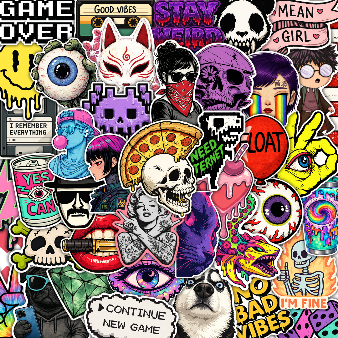 The Ultimate Stickerbomb™ - 100pcs