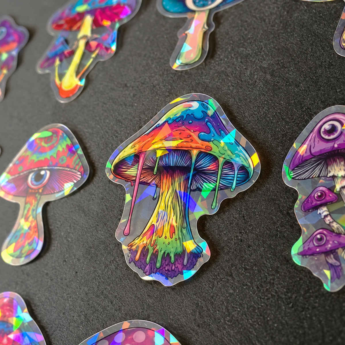 [Transparent] Psychedelic x Toadstools - 50pcs