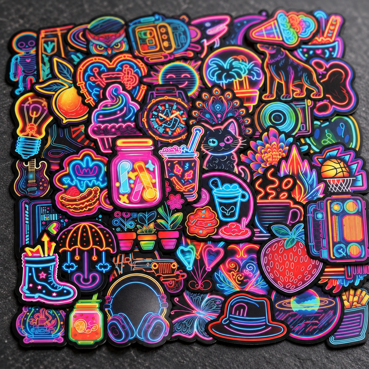 Neon Junk Drawer - 50pcs