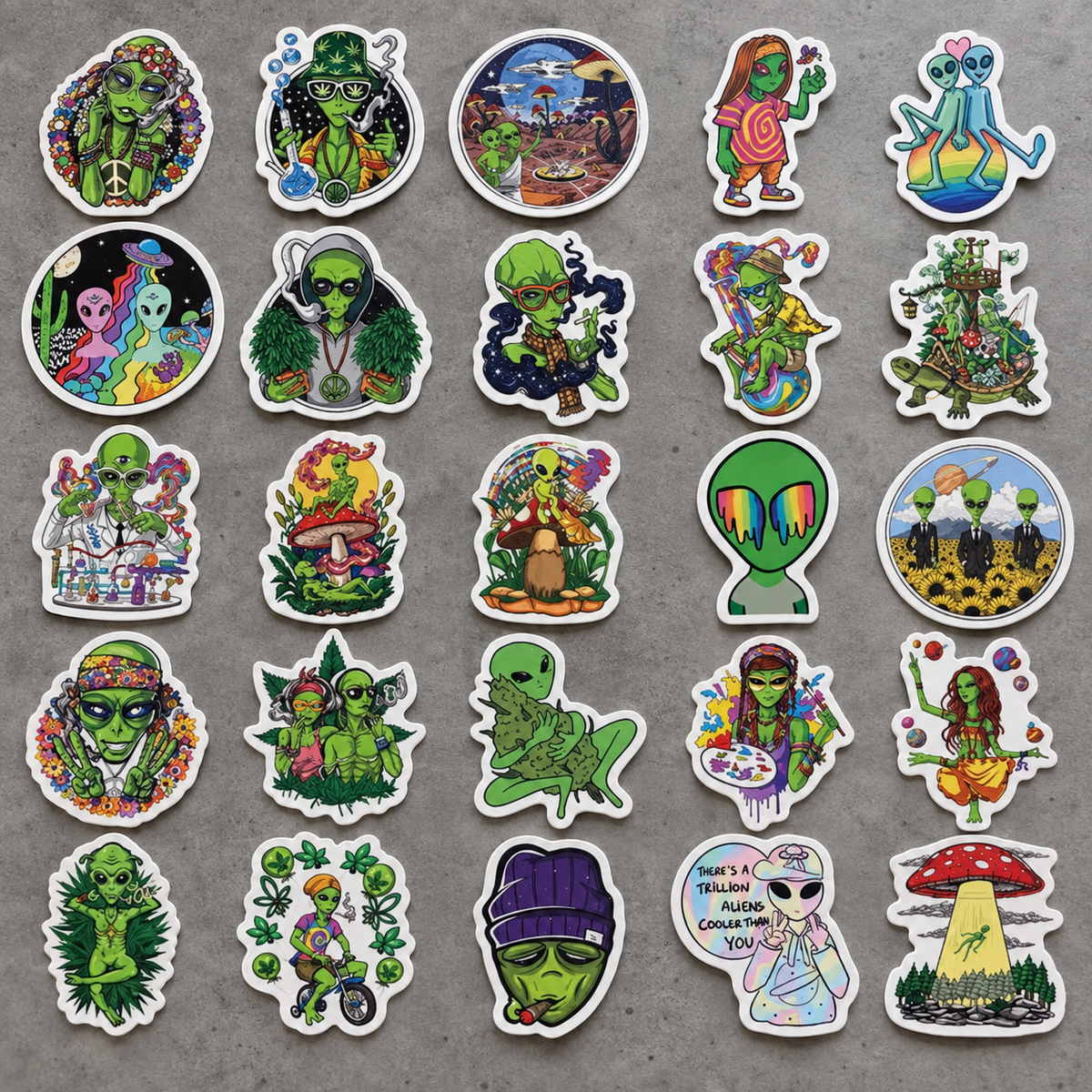 Trippin Aliens! - 50pcs