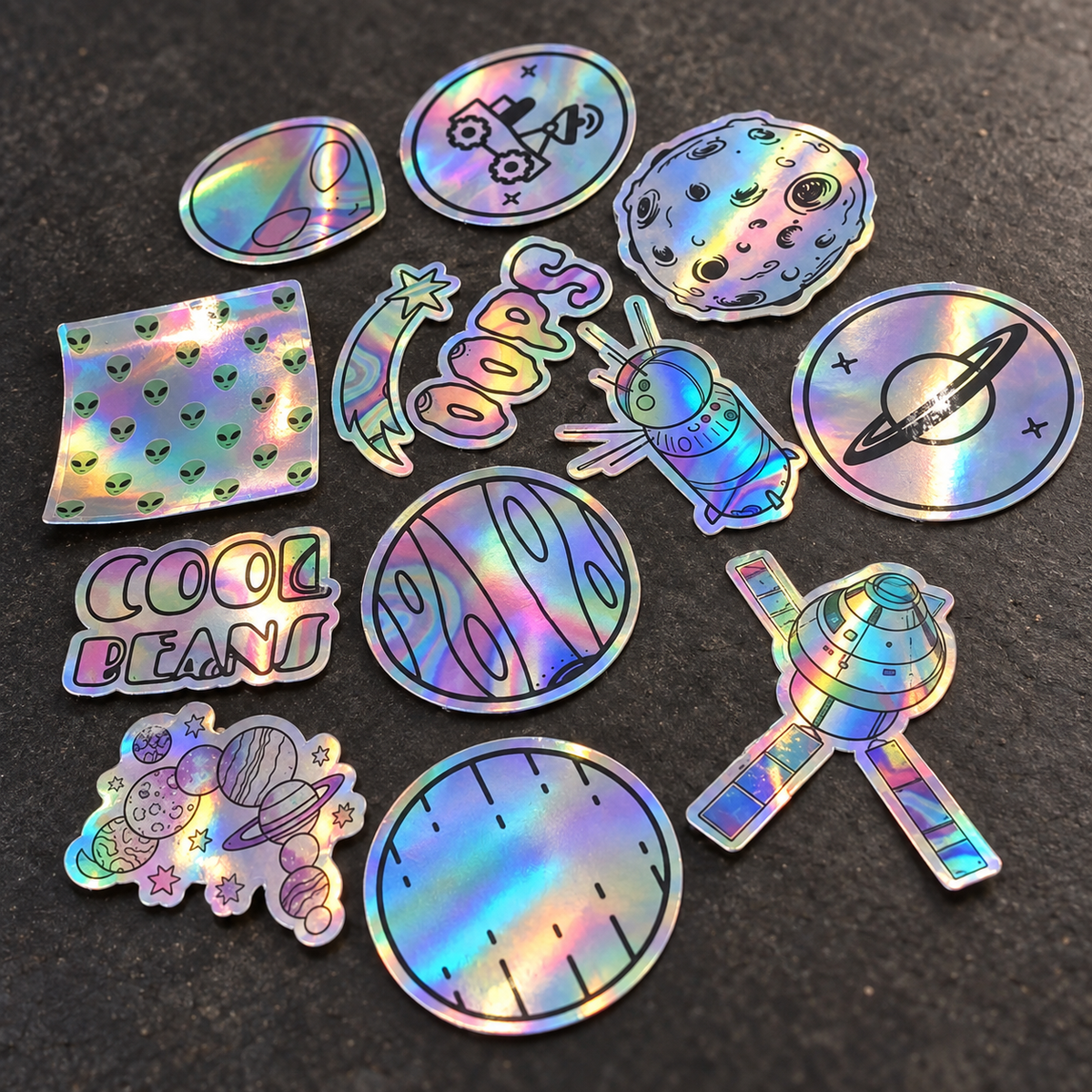 [Holographic] Cosmic Refractions - 50pcs
