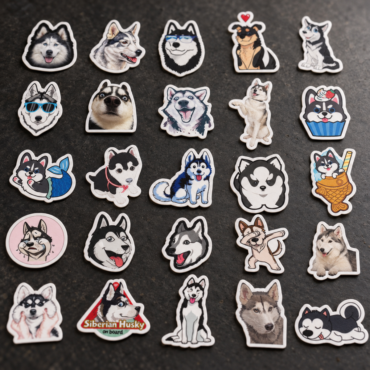 I Love My Husky! - 50pcs