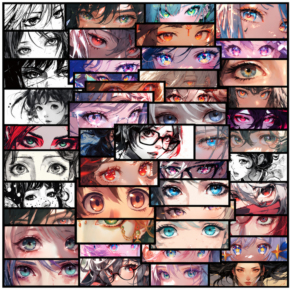 Her Eyes (Anime) - 50pcs