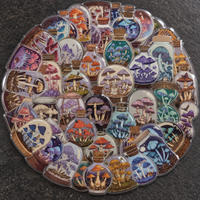 [Transparent Border] Mushroom Meadow - 50pcs