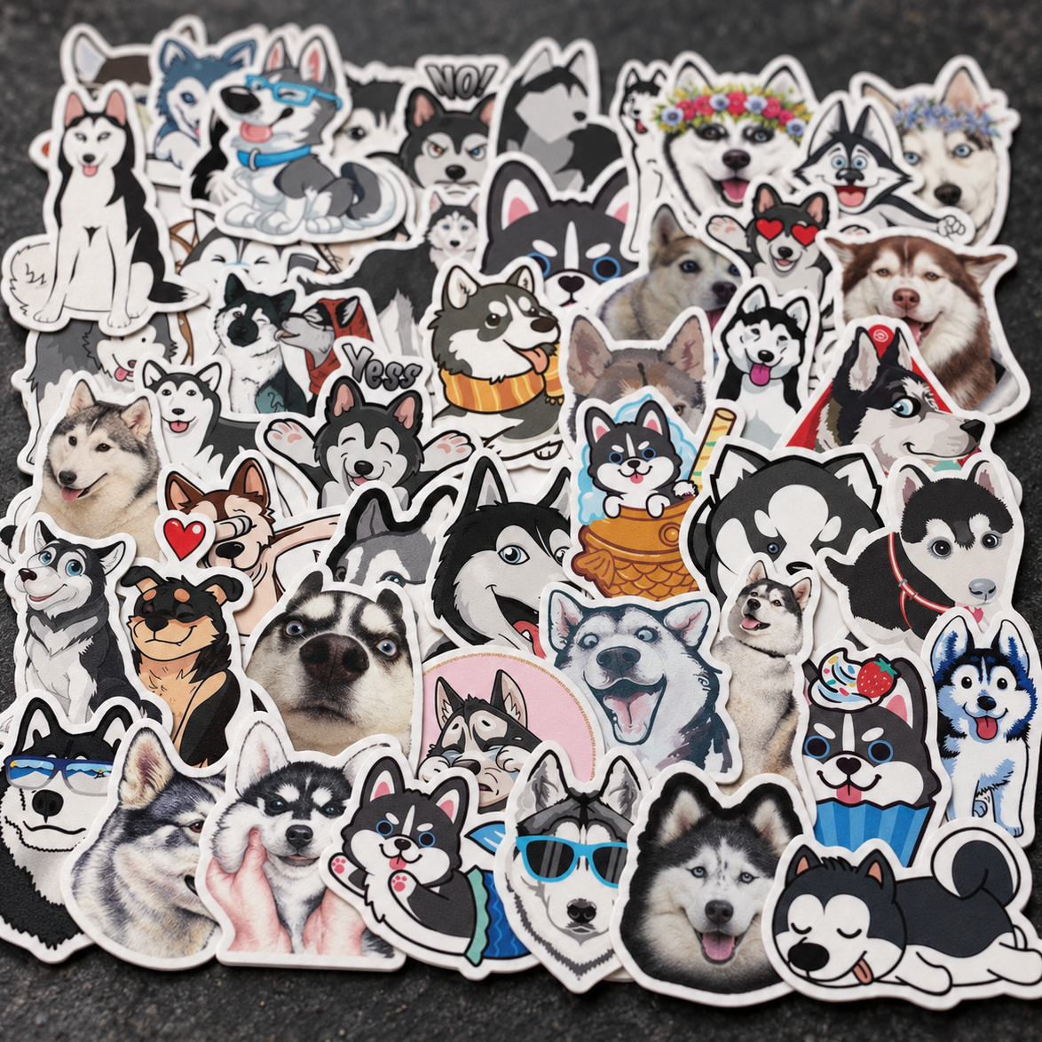 I Love My Husky! - 50pcs
