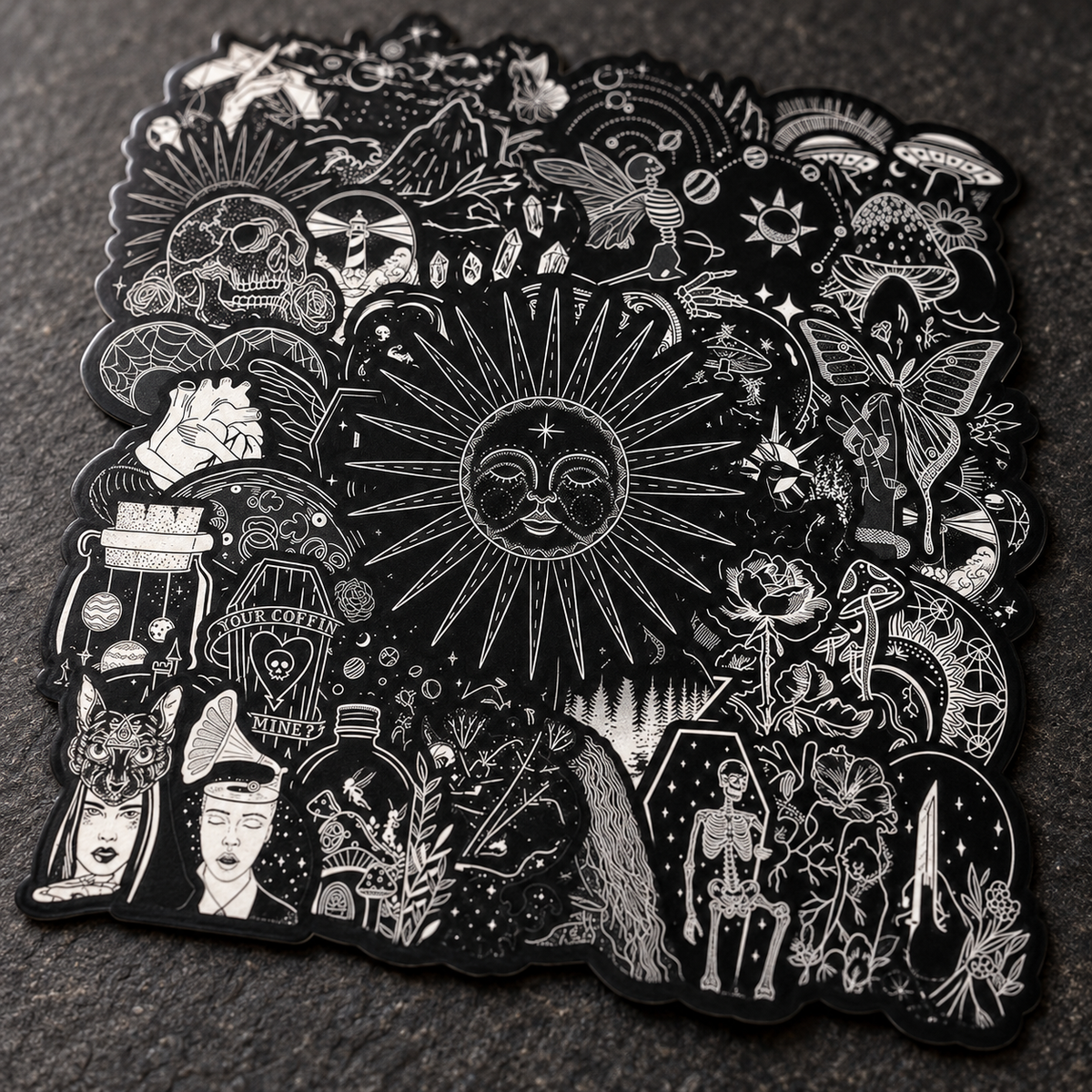 Dark Black Collection - 50pcs