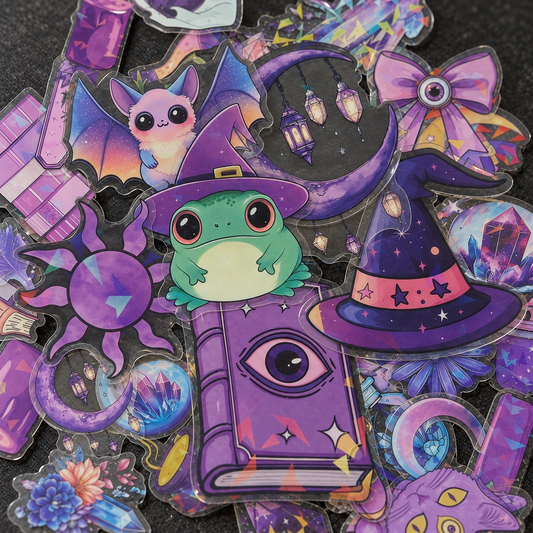 [Transparent Border] Purple Gore Garden - 50pcs