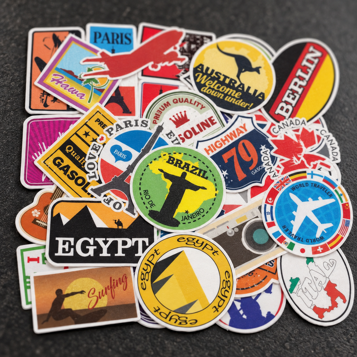 Traveler Sticker Pack - 50pcs