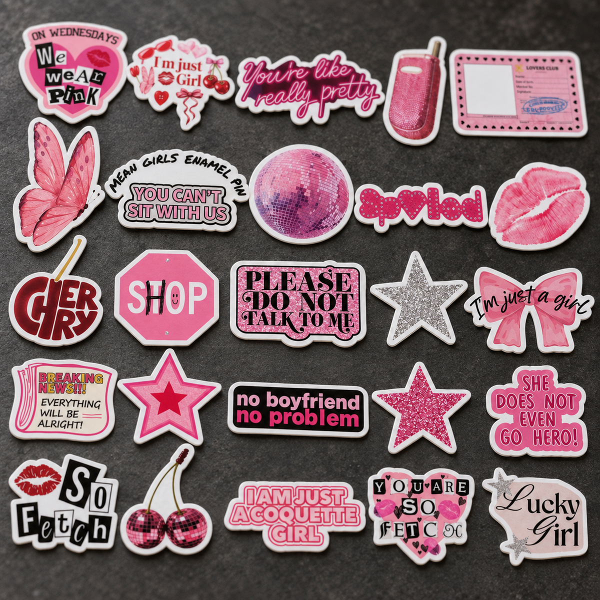Pink Punk Throwback - 50pcs