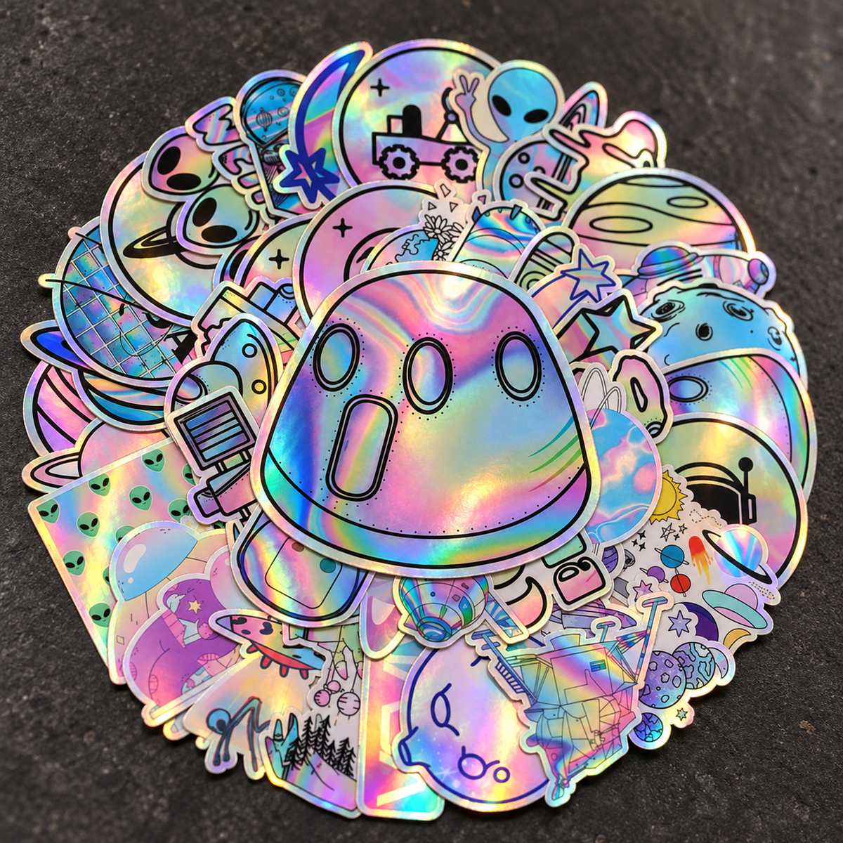 [Holographic] Cosmic Refractions - 50pcs