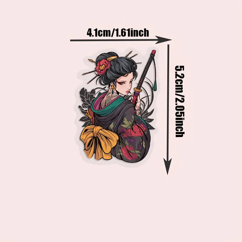 [Transparent Border] Japanese x Tattoo Art - 50pcs