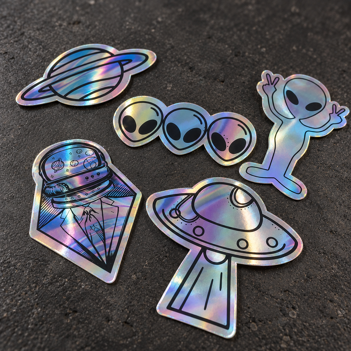 [Holographic] Cosmic Refractions - 50pcs