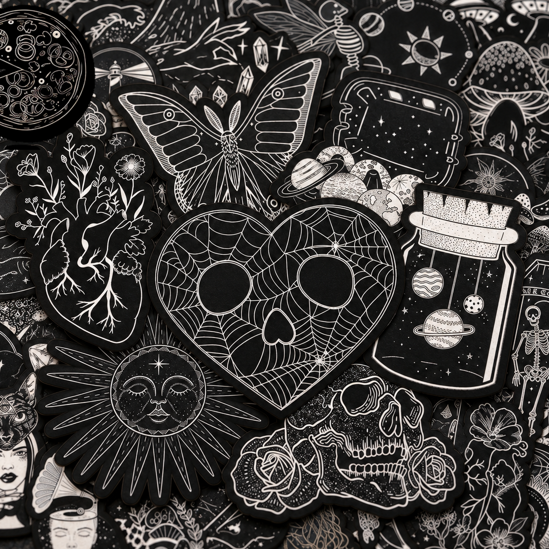 Dark Black Collection - 50pcs
