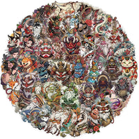 [Transparent Border] Japanese x Tattoo Art - 50pcs
